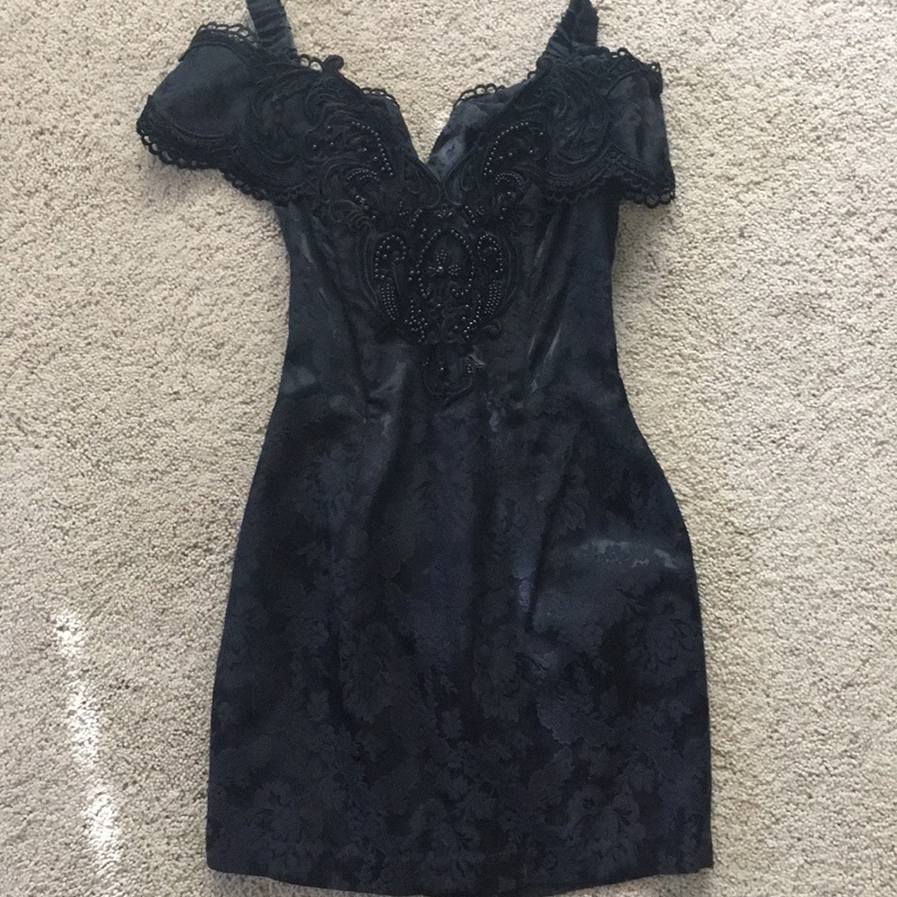 Scott McClintock beaded dress